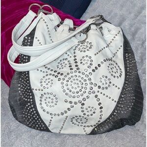 Blue Elegance rhinestone bag